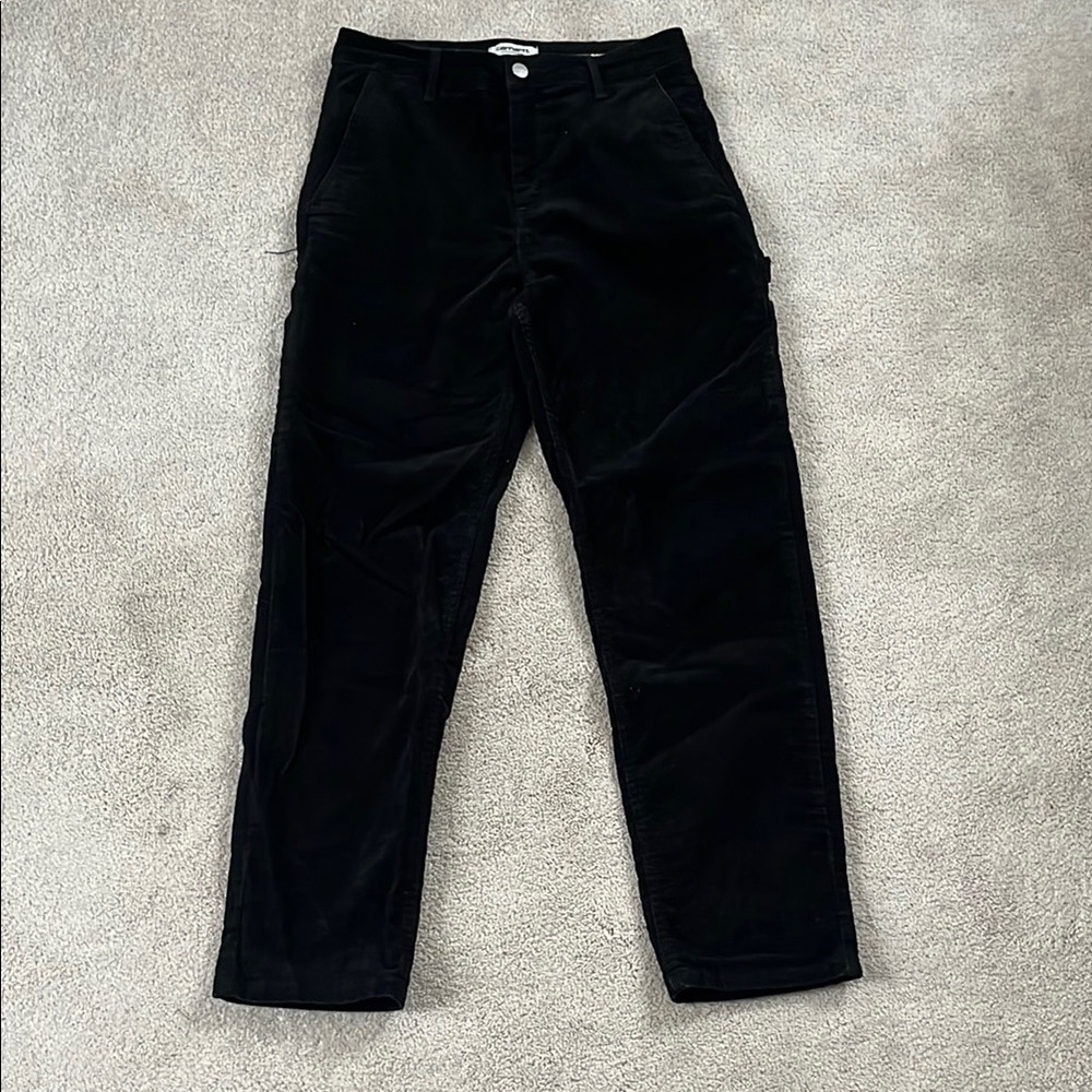 Carhartt WIP Black Corduroy Pierce Pant